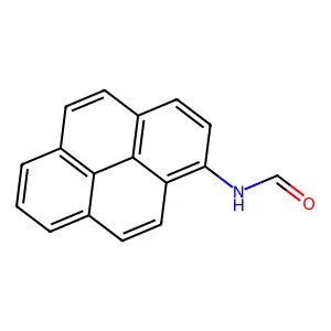 N-formyl-1-aminopyrene structure