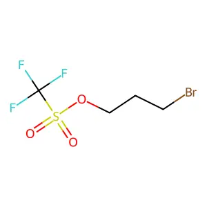 3-溴丙基1,1,1-三氟甲磺酸酯 structure
