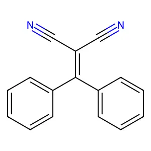 二苯基亚甲基丙二腈 structure