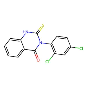 3-(2,4-dichlorophenyl)-2-thioxo-2,3-dihydroquinazolin-4(1H)-one structure
