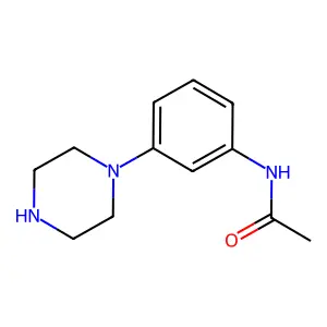 N-(3-哌嗪-1-基苯基)乙酰胺 structure