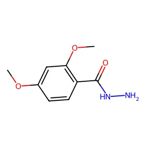 2,4-二甲氧基苯甲酰肼 structure