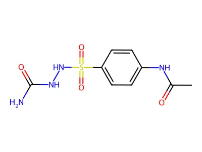 4-(Semicarbazidosulfonyl)acetanilide structure