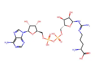 ADP-核糖基-L-精氨酸 structure