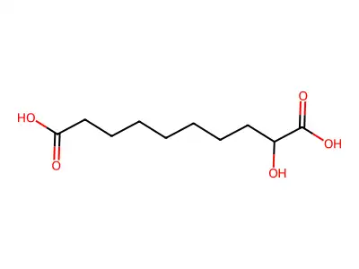 2-羟基癸二酸 structure