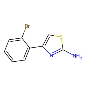 4-(2-Bromophenyl)-1,3-thiazol-2-amine structure
