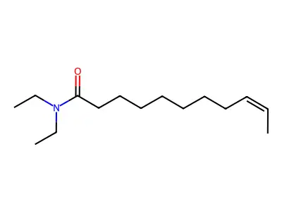 N,N-diethylundec-9-enamide structure