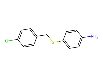 4-[(4-Chlorobenzyl)sulfanyl]aniline structure