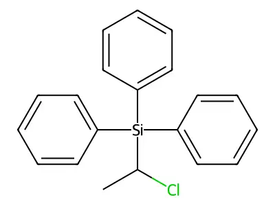 (1-Chloroethyl)triphenylsilane structure
