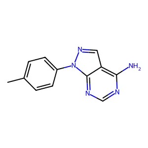 1-对甲苯基-1H-吡唑并[3,4-d]嘧啶-4-胺 structure