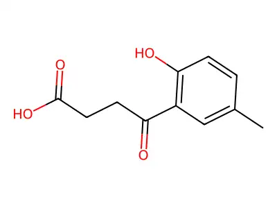 4-(2-Hydroxy-5-methylphenyl)-4-oxobutanoic acid structure