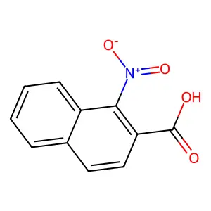 1-Nitro-2-naphthoic acid structure