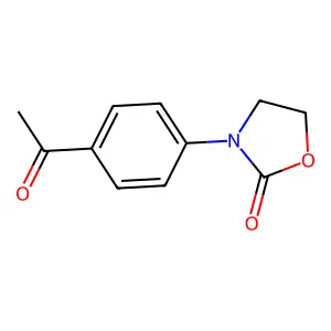 3-(4-Acetylphenyl)-1,3-oxazolidin-2-one structure