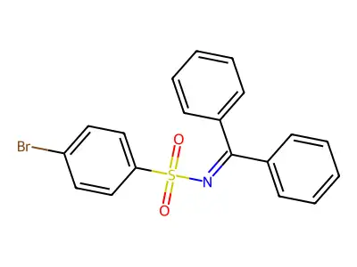 4-Bromo-N-(diphenylmethylene)benzenesulfonamide structure
