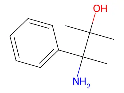 3-Amino-2-methyl-3-phenylbutan-2-ol structure