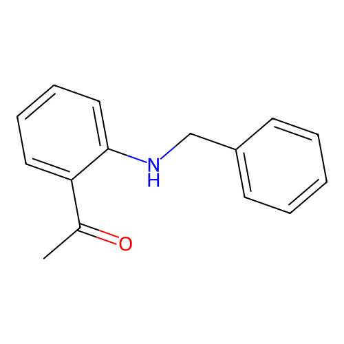 1-[2-(Benzylamino)phenyl]ethanone structure
