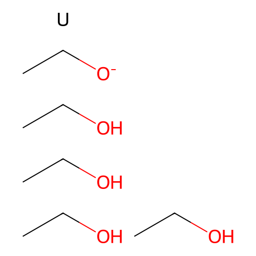 Uranium pentaethylate structure