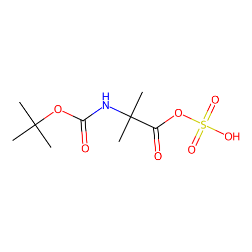Boc-aib-osu structure