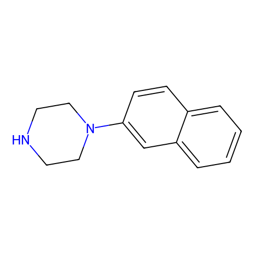 1-(Naphthalen-2-yl)piperazine structure