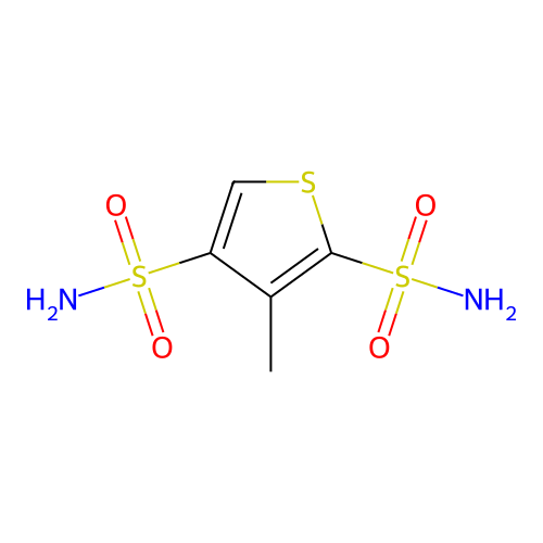 3-Methylthiophene-2,4-disulfonamide structure
