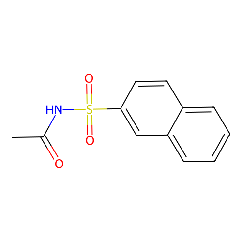 N-(naphthalen-2-ylsulfonyl)acetamide structure