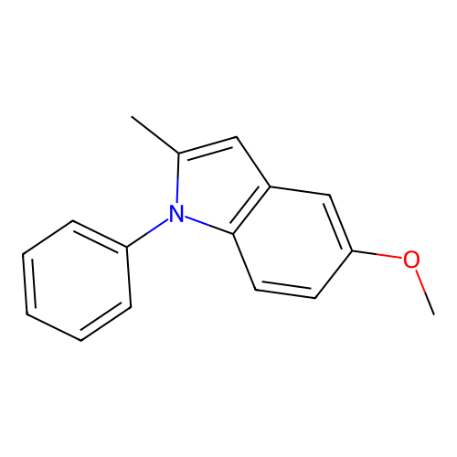 1-Phenyl-2-methyl-5-meth-oxyindole structure