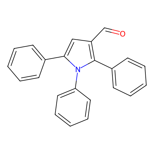 1,2,5-Triphenylpyrrole-3-carbaldehyde structure