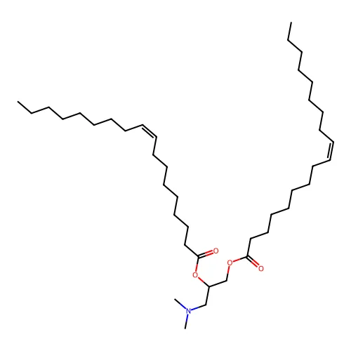 [3-(二甲氨基)-2-[(Z)-十八-9-烯酰]氧代丙基] (Z)-十八-9-烯酸酯 structure