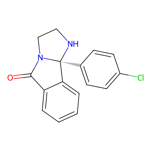 (R)-9b-(4-chlorophenyl)-2,3-dihydro-1H-imidazo[2,1-a]isoindol-5(9bH)-one structure