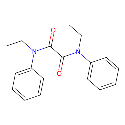 N,N'-diethyl-N,N'-diphenylethanediamide structure