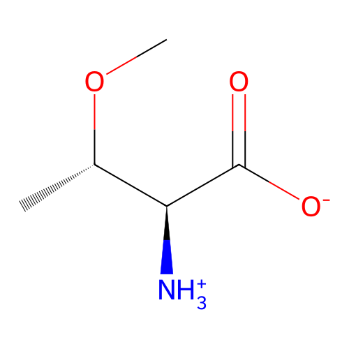 (2S,3S)-2-azaniumyl-3-methoxybutanoate structure