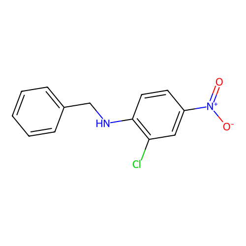 N-benzyl-2-chloro-4-nitroaniline structure