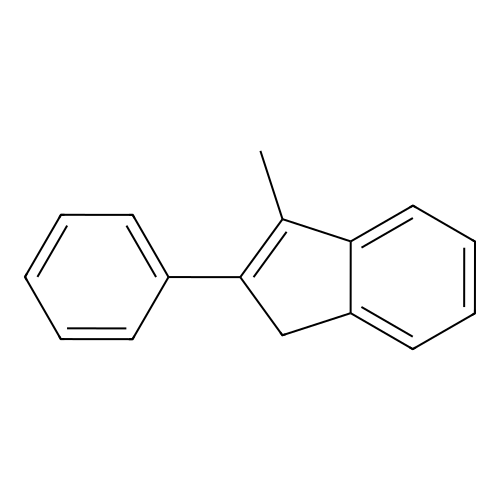 3-methyl-2-phenyl-1H-indene structure