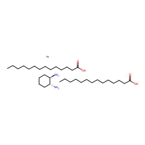 C28H54O4Pt.C6H14N2 structure