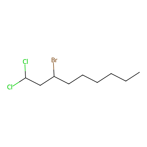 Nonane, 3-bromo-1,1-dichloro- structure
