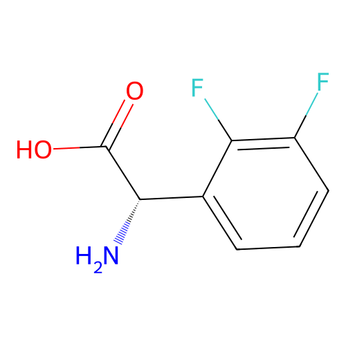 (2S)-2-Amino-2-(2,3-difluorophenyl)acetic acid structure