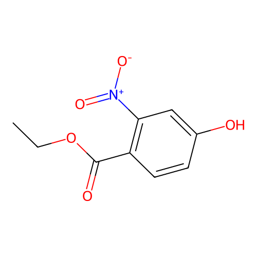 Ethyl 4-hydroxy-2-nitrobenzoate structure
