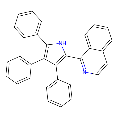 1-(3,4,5-Triphenyl-1h-pyrrol-2-yl)isoquinoline structure