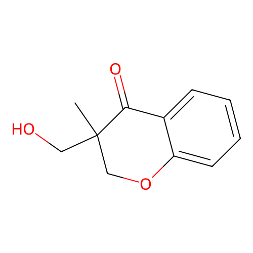 3-(Hydroxymethyl)-3-methyl-2,3-dihydro-4H-chromen-4-one structure