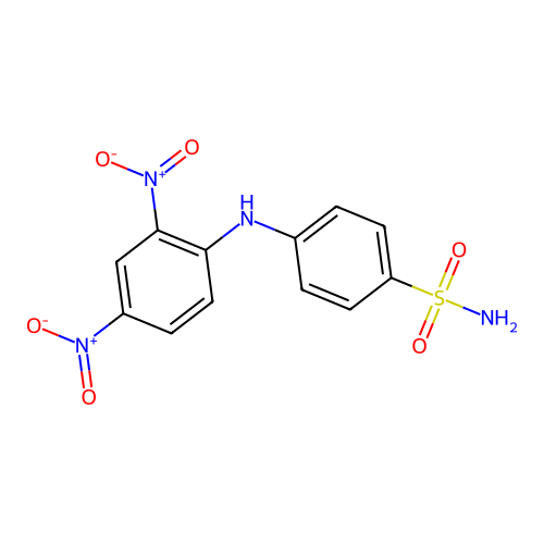 4-(2,4-Dinitroanilino)benzenesulfonamide structure