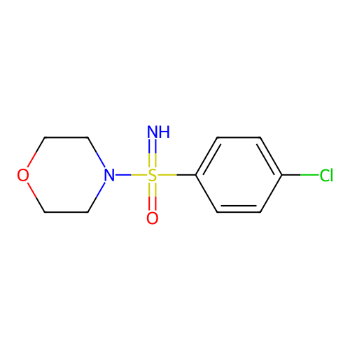 4-(4-Chlorophenylsulfonimidoyl)morpholine structure
