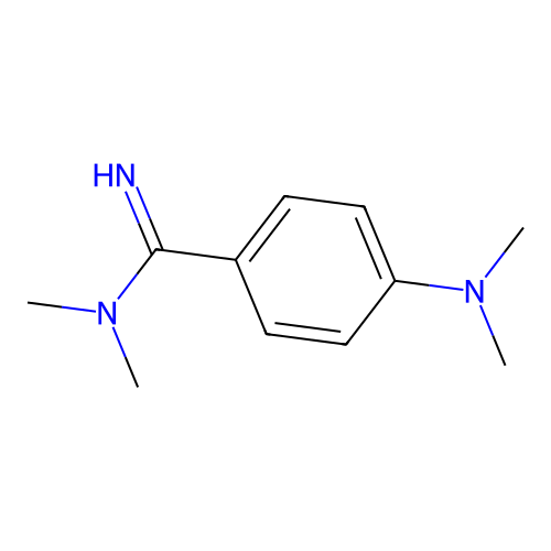 4-(dimethylamino)-N,N-dimethylbenzenecarboximidamide structure