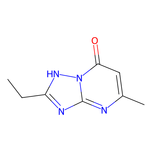 2-Ethyl-5-methyl[1,2,4]triazolo[1,5-a]pyrimidin-7-ol structure