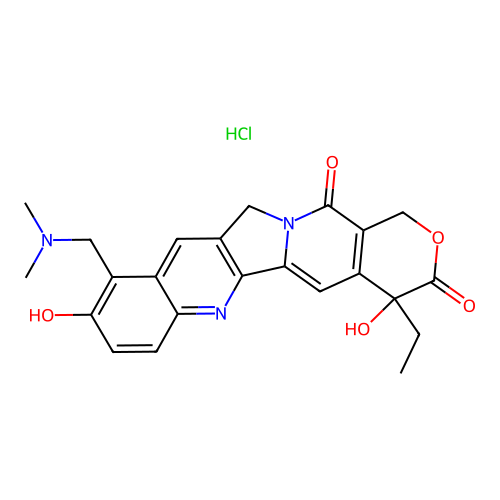TOPOTECAN HYDROCHLORIDE structure