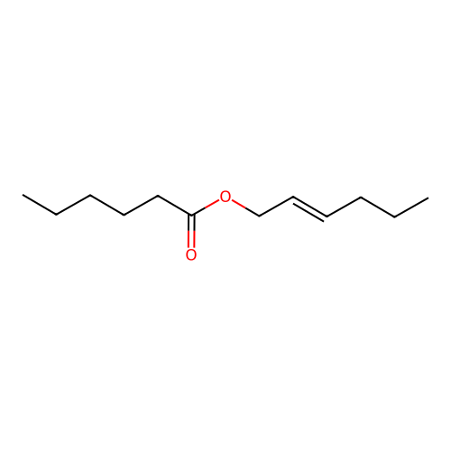 2-Hexenyl hexanoate, (2E)- structure