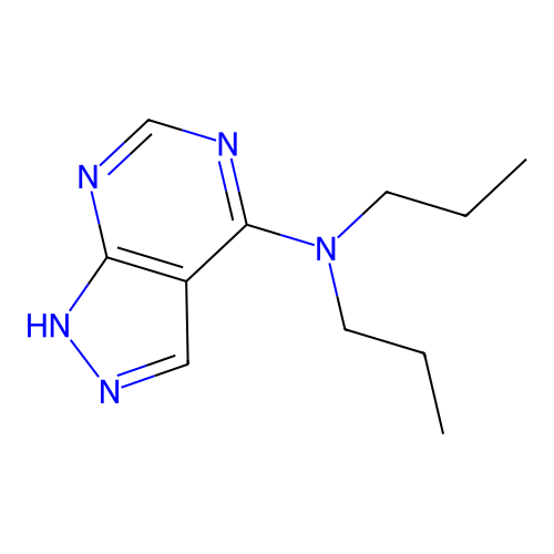 N,N-二丙基-1H-吡唑并[5,4-d]嘧啶-4-胺 structure