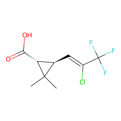 Lambda-Cyhalothric Acid Impurity 1 structure