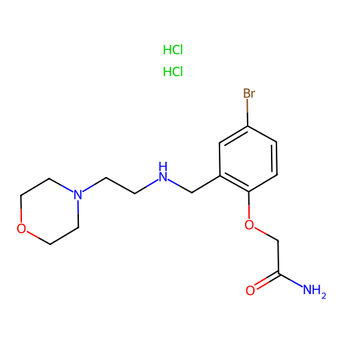 C15H24BrCl2N3O3 structure