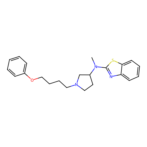 Benzothiazol-2-yl-methyl-[1-(4-phenoxy-butyl)-pyrrolidin-3-yl]-amine structure