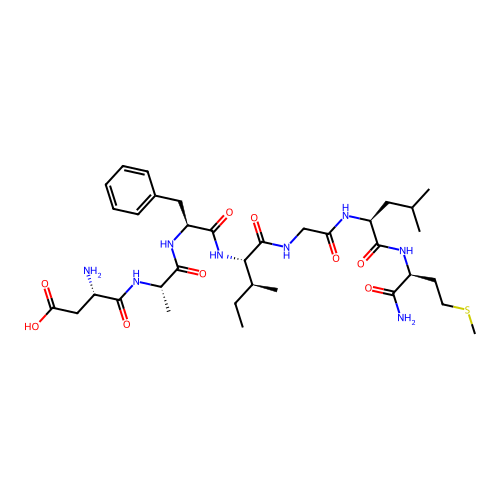 eledoisin C-terminal heptapeptide structure